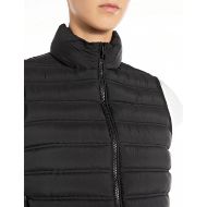Picture of REPLAY WOMEN'S CRINKLE NYLON VEST IN BLACK 3