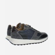 Picture of LA MARTINA MEN'S SUEDE RUNNING SNEAKERS IN GREY-BLUE 3
