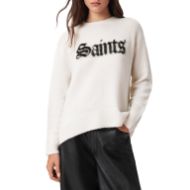 Снимка на ALLSAINTS ДАМСКИ ПУЛОВЕР SAINTS CREW В БЯЛО/ЧЕРНО 1