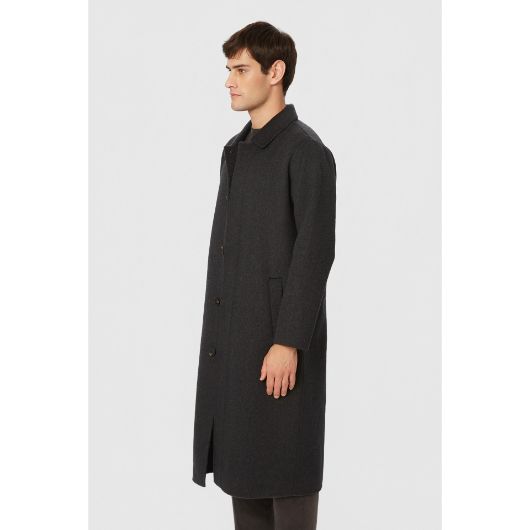 Show details for DIRTY LAUNDRY MEN'S SINGLE BREASTED COAT IN BLACK 3 - FanPoint Picture of DIRTY LAUNDRY MEN'S SINGLE BREASTED COAT IN BLACK 3