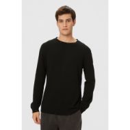 Picture of DIRTY LAUNDRY MEN'S CREWNECK WITH DESTROYS IN BLACK 4