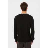 Picture of DIRTY LAUNDRY MEN'S CREWNECK WITH DESTROYS IN BLACK 3