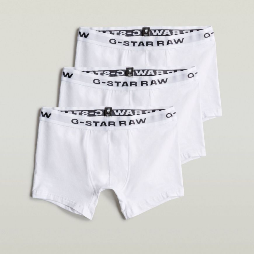 Снимка на G-STAR МЪЖКО БЕЛЬО BOXER BRIEFS КОМПЛЕКТ 3 БРОЯ В БЯЛО