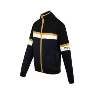 Picture of CRUYFF MEN'S CHECK TRACKTOP IN BLACK/GOLD 2