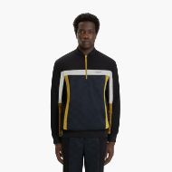 Picture of CRUYFF MEN'S CHECK HALF ZIP IN BLACK/GOLD 6