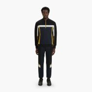 Picture of CRUYFF MEN'S CHECK HALF ZIP IN BLACK/GOLD 8