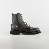 Picture of CNC COSTUME NATIONAL MEN'S BRYAN LEATHER BOOTS IN BLACK 1