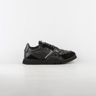 Picture of CNC COSTUME NATIONAL MEN'S CONNOR LEATHER WEAVING SNEAKERS IN BLACK 1