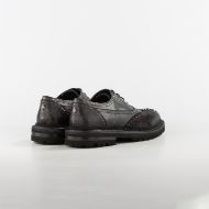 Picture of JOHN RICHMOND MEN'S KING SHOES IN MIXED LEATHER IN BLACK 3