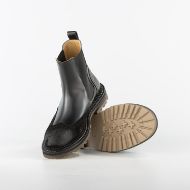 Picture of JOHN RICHMOND MEN'S KING BOOTS IN MIXED LEATHER IN BLACK 5