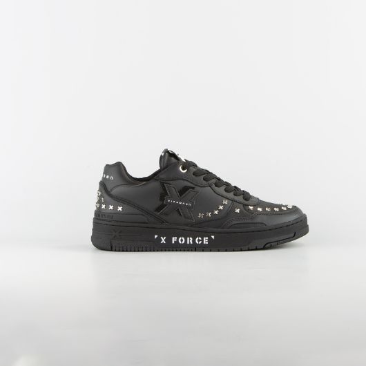 Show details for JOHN RICHMOND MEN'S X-FORCE LEATHER SNEAKERS WITH STUDS IN BLACK 1 - FanPoint Picture of JOHN RICHMOND MEN'S X-FORCE LEATHER SNEAKERS WITH STUDS IN BLACK 1