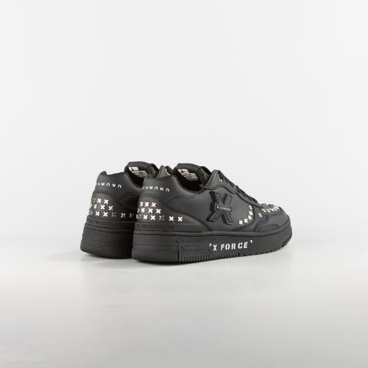 Show details for JOHN RICHMOND MEN'S X-FORCE LEATHER SNEAKERS WITH STUDS IN BLACK 3 - FanPoint Picture of JOHN RICHMOND MEN'S X-FORCE LEATHER SNEAKERS WITH STUDS IN BLACK 3