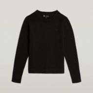 Picture of G-STAR WOMEN'S CORE R KNITTED SWEATER IN BLACK 6
