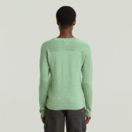 Picture of G-STAR WOMEN'S CORE R KNITTED SWEATER IN GREEN 2
