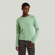 Picture of G-STAR WOMEN'S CORE R KNITTED SWEATER IN GREEN 4