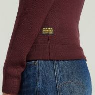 Picture of G-STAR WOMEN'S CORE TURTLE SLIM KNITTED SWEATER IN PURPLE 4