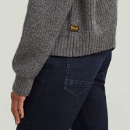 Picture of G-STAR WOMEN'S CABLE CROPPED CARDIGAN KNITTED SWEATER IN GREY 4