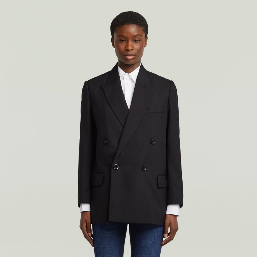 Снимка на G-STAR ДАМСКО DOUBLE BREASTED САКО В ЧЕРНО