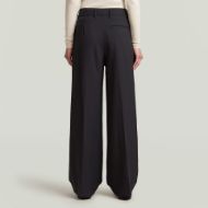 Picture of G-STAR WOMEN'S FLUID WIDE LEG PANTS IN BLACK 2