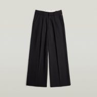 Picture of G-STAR WOMEN'S FLUID WIDE LEG PANTS IN BLACK 6