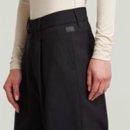 Picture of G-STAR WOMEN'S FLUID WIDE LEG PANTS IN BLACK 4