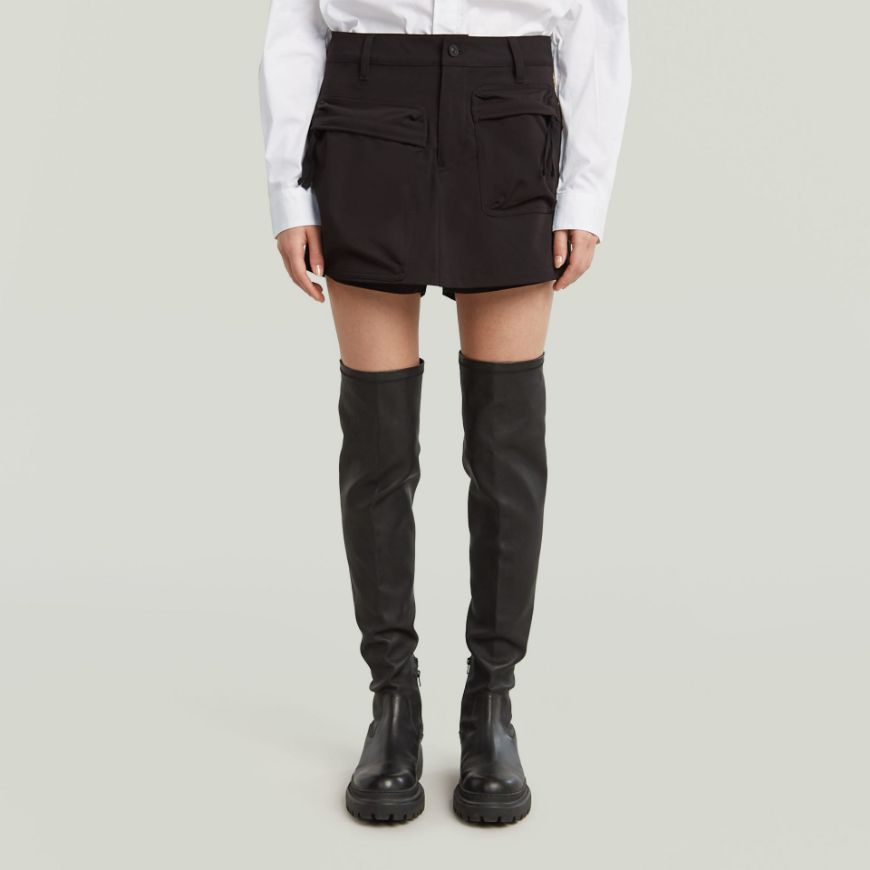 Снимка на G-STAR ДАМСКИ БЕРМУДИ CARGO SKORT SHORTS В ЧЕРНО