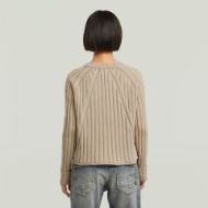 Picture of G-STAR WOMEN'S WASHED LOOSE R KNITTED SWEATER IN BEIGE 2