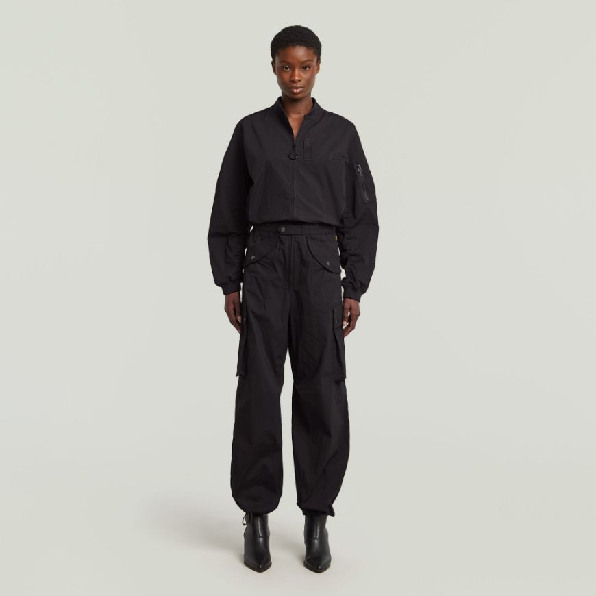Picture of G-STAR WOMEN'S BOMBER JUMPSUIT IN BLACK
