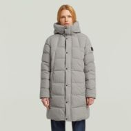 Picture of G-STAR WOMEN'S WHISTLER MID PUFFER JACKET IN BEIGE 1