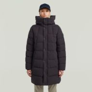 Picture of G-STAR WOMEN'S WHISTLER MID PUFFER JACKET IN BLACK 1