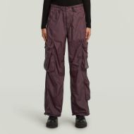 Picture of G-STAR WOMEN'S BALLOON CARGO MULTI POCKET PANTS IN PURPLE 1