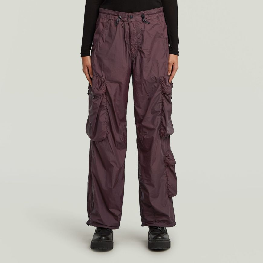 Picture of G-STAR WOMEN'S BALLOON CARGO MULTI POCKET PANTS IN PURPLE