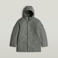 Picture of G-STAR MEN'S CLEAN VODAN PADDED HOODED PARKA JACKET IN GREY 6