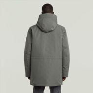 Picture of G-STAR MEN'S CLEAN VODAN PADDED HOODED PARKA JACKET IN GREY 2