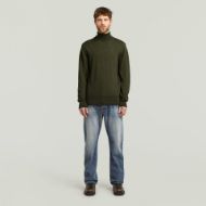 Picture of G-STAR MEN'S PREMIUM CORE TURTLE KNITTED SWEATER IN ASFALT 5