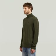 Picture of G-STAR MEN'S PREMIUM CORE TURTLE KNITTED SWEATER IN ASFALT 2