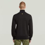 Picture of G-STAR MEN'S PREMIUM CORE TURTLE KNITTED SWEATER IN BLACK 3