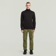 Picture of G-STAR MEN'S PREMIUM CORE TURTLE KNITTED SWEATER IN BLACK 5