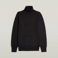 Picture of G-STAR MEN'S PREMIUM CORE TURTLE KNITTED SWEATER IN BLACK 6