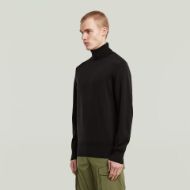 Picture of G-STAR MEN'S PREMIUM CORE TURTLE KNITTED SWEATER IN BLACK 2