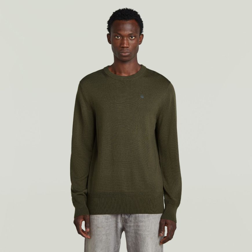 Снимка на G-STAR МЪЖКИ ПУЛОВЕР PREMIUM CORE R KNITTED SWEATER В ASFALT