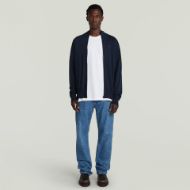 Picture of G-STAR MEN'S PREMIUM CORE FULL ZIP KNITTED SWEATER IN DARK BLUE 5