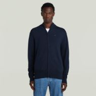 Picture of G-STAR MEN'S PREMIUM CORE FULL ZIP KNITTED SWEATER IN DARK BLUE 1