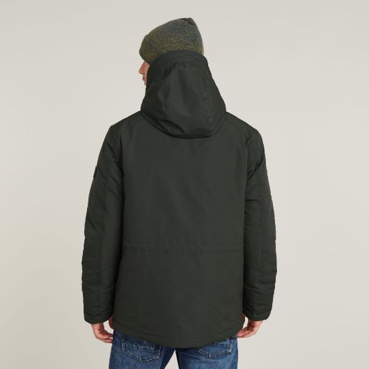 Show details for G-STAR MEN'S VODAN PADDED HOODED JACKET IN ASFALT 2 - FanPoint Picture of G-STAR MEN'S VODAN PADDED HOODED JACKET IN ASFALT 2