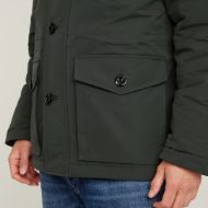Picture of G-STAR MEN'S VODAN PADDED HOODED JACKET IN ASFALT 4