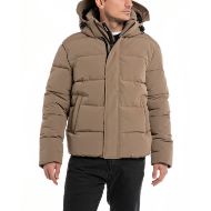 Снимка на REPLAY МЪЖКО ЯКЕ PADDED OXFORD JACKET WITH HOOD В КАФЯВО 1