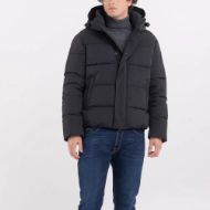 Снимка на REPLAY МЪЖКО ЯКЕ PADDED OXFORD JACKET WITH HOOD В ЧЕРНО 1