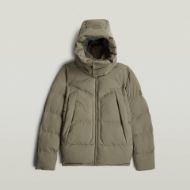 Picture of G-STAR MEN'S G- WHISTLER PADDED HOODED JACKET 2.0 IN BROWN 6