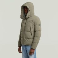 Picture of G-STAR MEN'S G- WHISTLER PADDED HOODED JACKET 2.0 IN BROWN 3