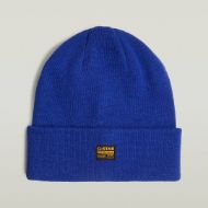 Picture of G-STAR MEN'S EFFO LONG BEANIE IN BLUE 1